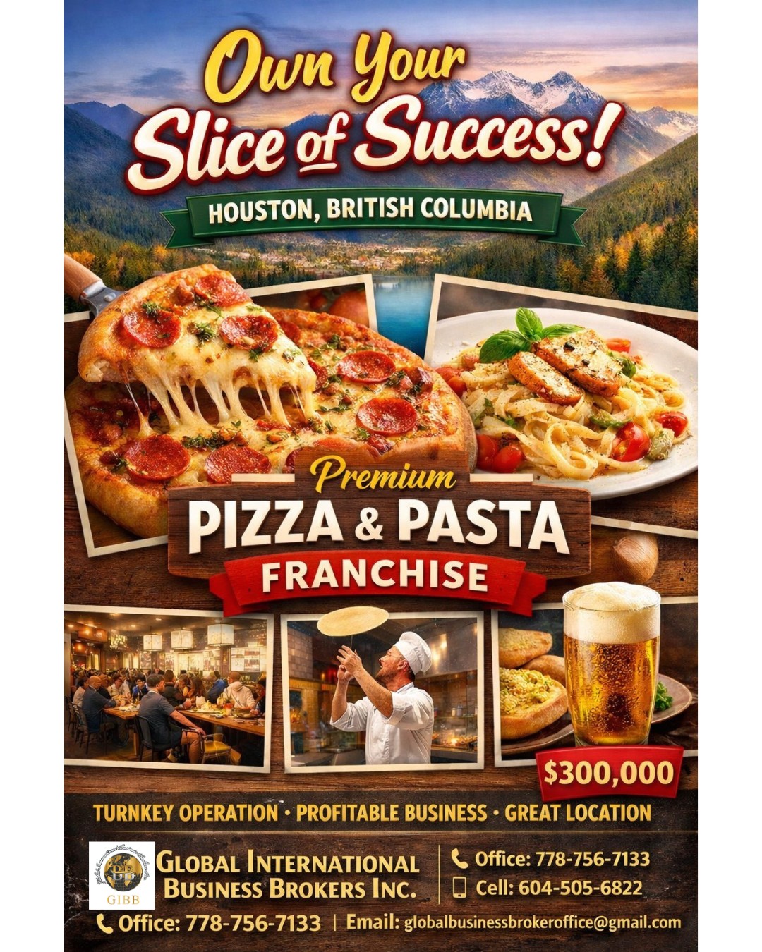 Premium Pizza & Pasta Franchise Acquisition